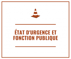 Etat d'urgence et fonction publique